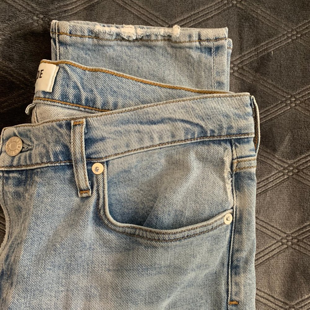 Agolde Toni Daylight Slim Mid Rise Straight Leg Jeans Sz 31 NWT - Picture 10 of 12